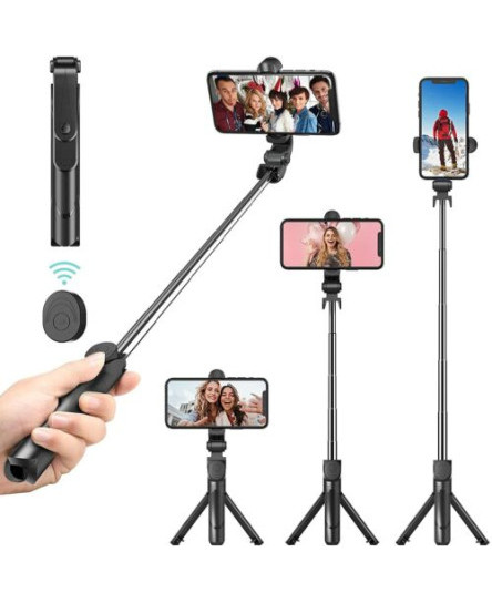 bluetooth-selfie-tripod-telescopic-stick-remote-monopod-extendable-phone-holder
