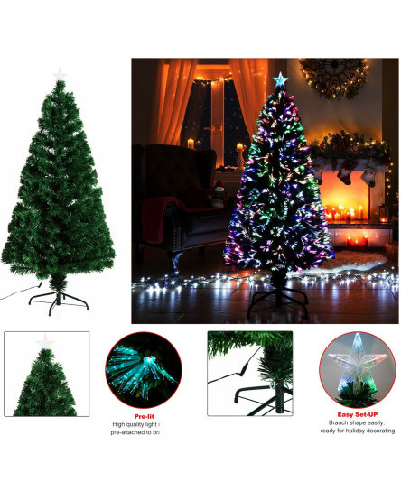 fibre-optic-christmas-tree-xmas-led-lights-pre-lit-star-green-color-changing-new