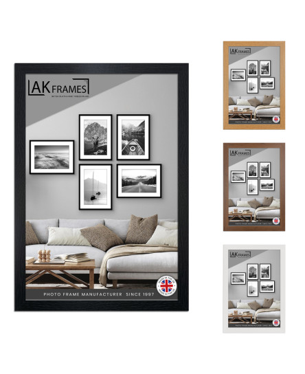 modern-photo-frames-black-oak-nut-white-a1-to-a5-poster-picture-frame