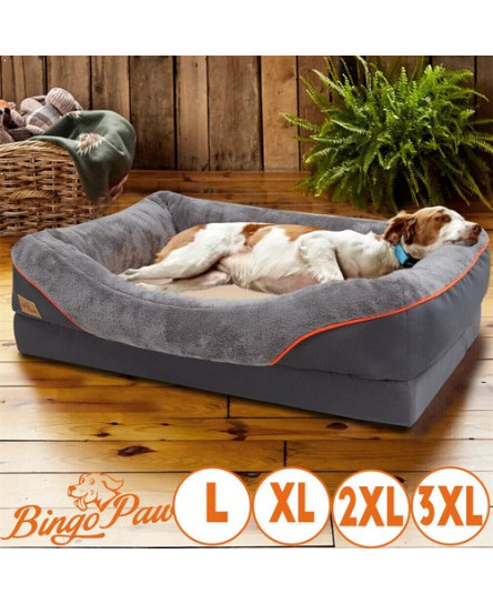 ultimate-large-orthopedic-dog-bed-high-loft-pet-sofa-cushion-nestling-chaise-bed