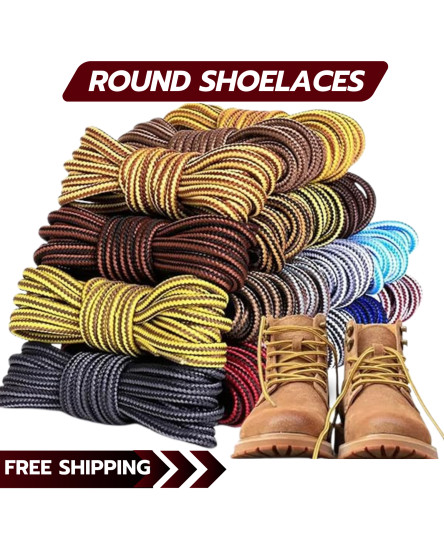 shoe-laces-round-hiking-walking-shoelaces-work-strong-trainers-boots-14-colors
