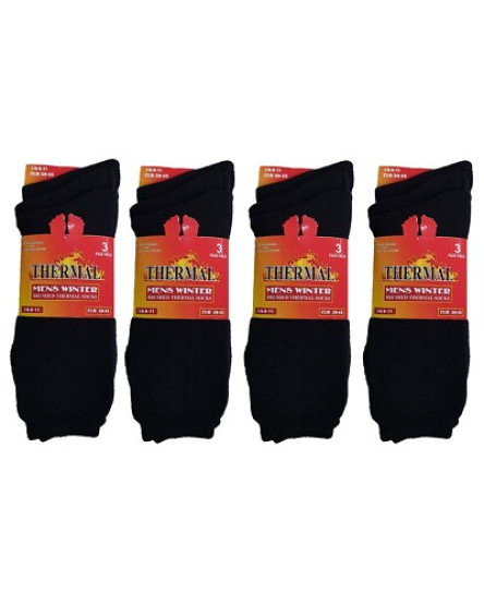 ultimate-12-pairs-mens-black-thermal-socks-thick-warm-work-boot-socks-size-6-11