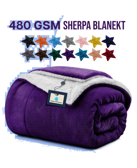 heavy-sherpa-fleece-blanket-480-gsm-soft-warm-bed-sofa-throw-weighted-blanket-uk