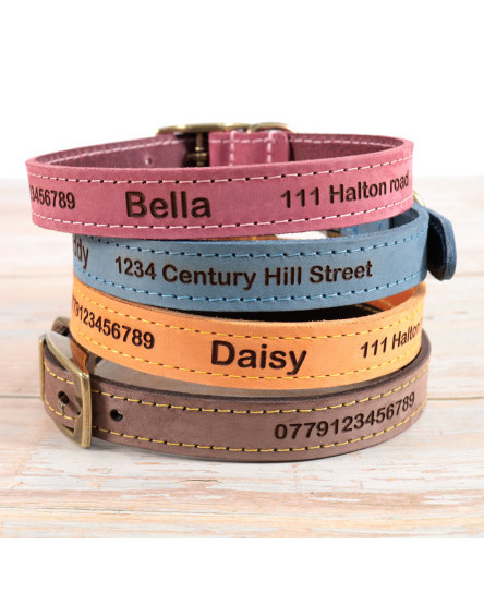 personalised-custom-leather-dog-puppy-collar-lead-option-laser-engraved-id