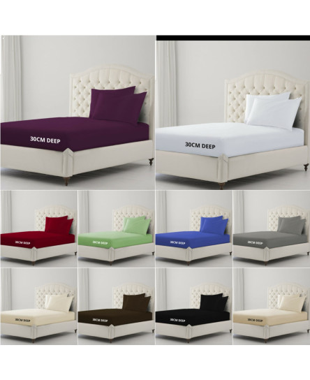 fitted-sheet-bed-sheet-100-polyester-cotton-30-cm-extra-deep-single-double-king