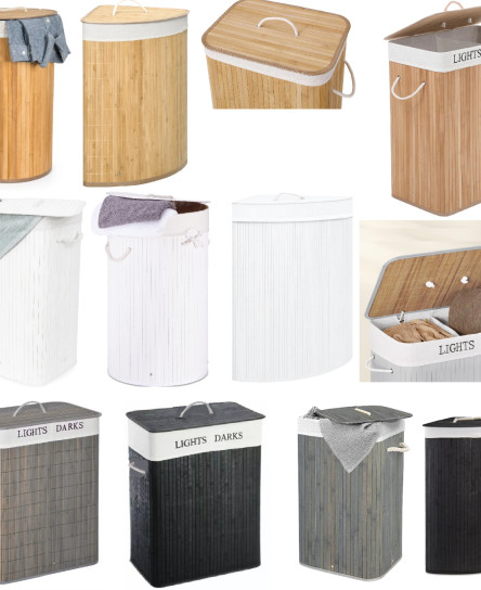 bamboo-laundry-basket-with-lid-and-liner-foldable-washing-clothes-bin-hamper-new
